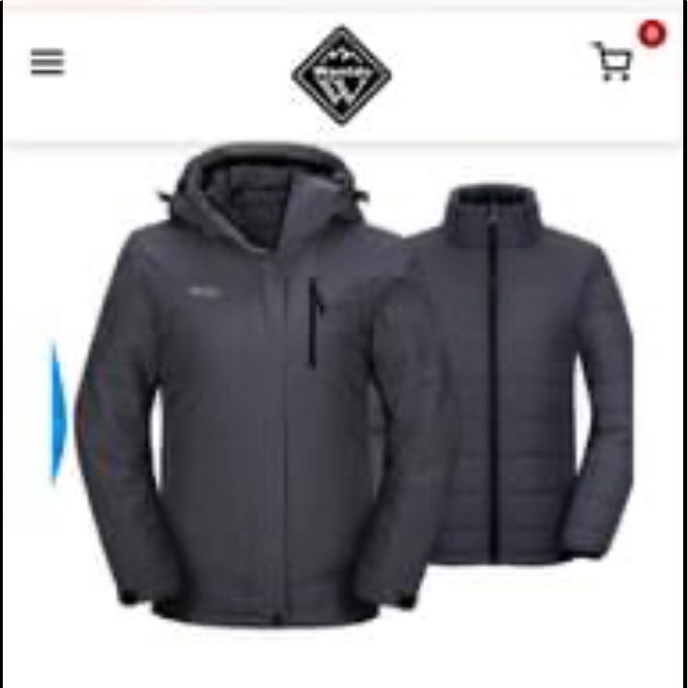 Wantdo 3-in -1 Winter Ski Jacket.  New W/Tags